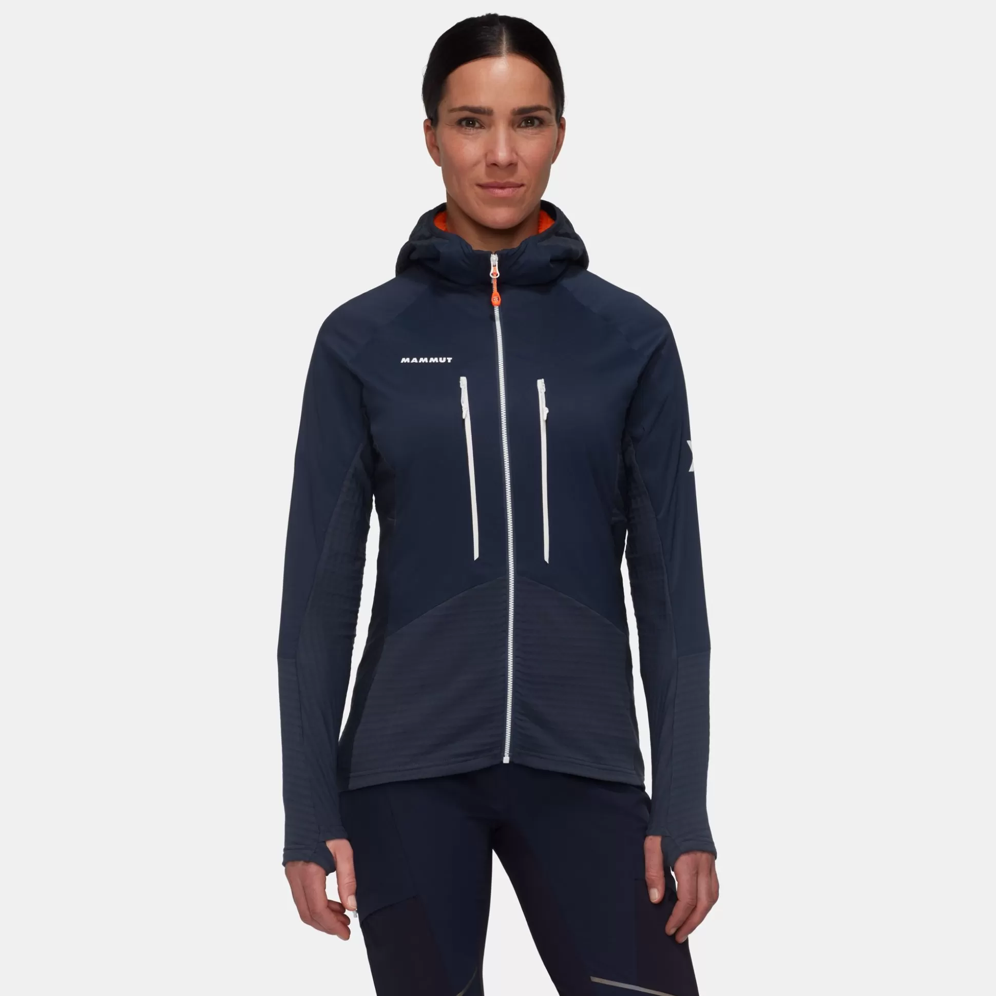 Mammut Eiger Nordwand Ml Hybrid Hooded Jacket Women- Tops